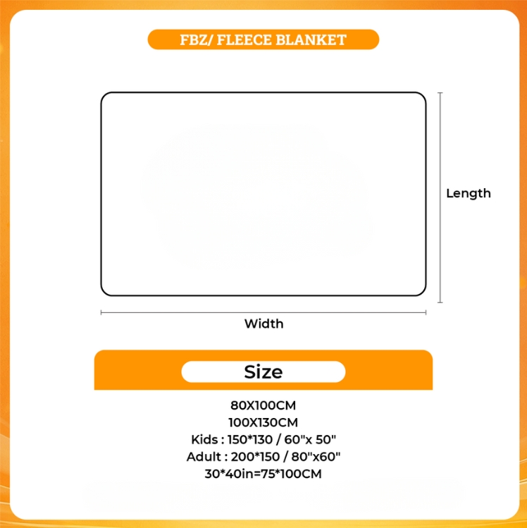 3D Fleece Blanket - Kuromi UK Shop