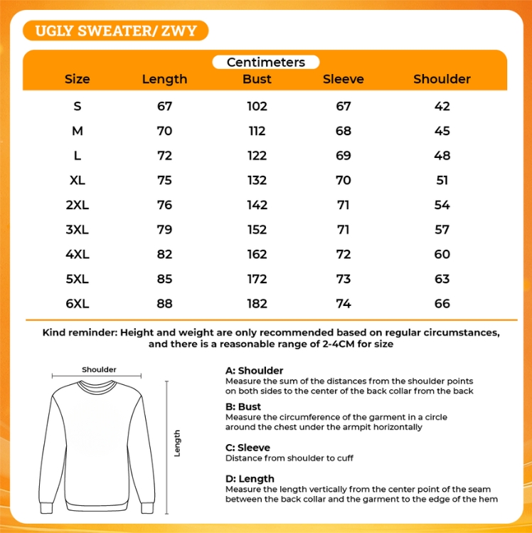 3D UGLY SWEATER - Kuromi UK Shop