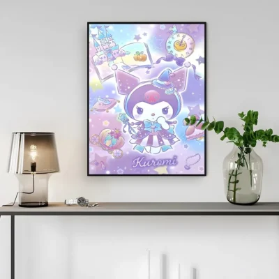 Kuromi Colorful Wall Art