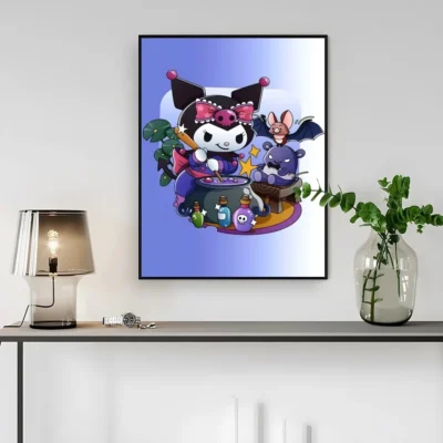 Kuromi 3D Wall Art