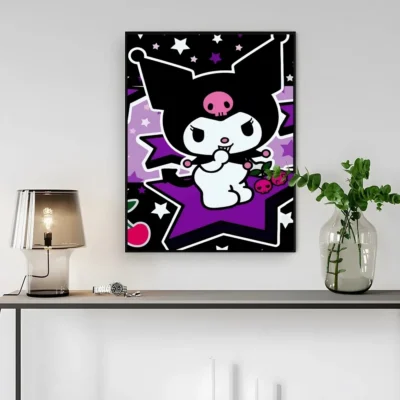 Kuromi Star Wall Art