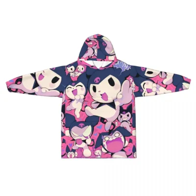 Kuromi Pink Nightmare Snug Hoodie