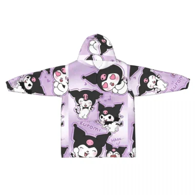 Kuromi Kawaii Noir Snug Hoodie
