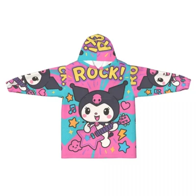 Kuromi Plaful Rocker Snug Hoodie