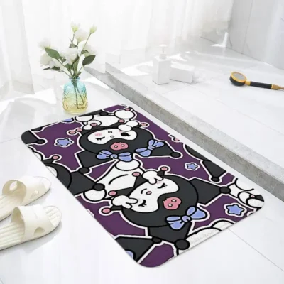 Kuromi Cute Design Bath Mat