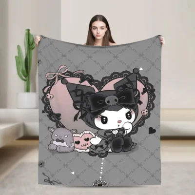 Drama Queen Kuromi Blankets