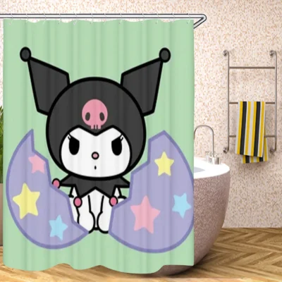 Kuromi Sass Queen Shower Curtain