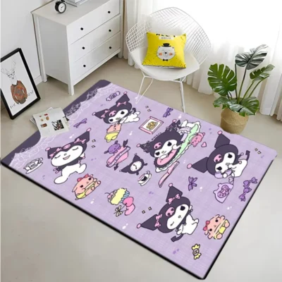 Kuromi Rebel Heart Rug