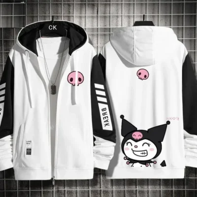 Best Selling Kuromi Zipper Hoodie