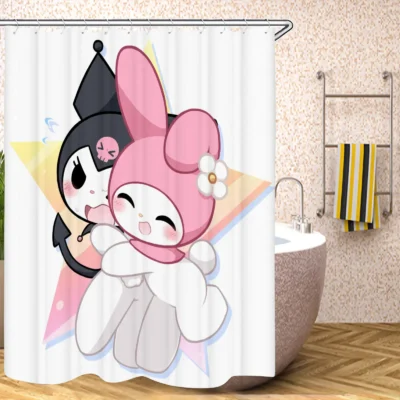 Kuromi Punk Dream Shower Curtain