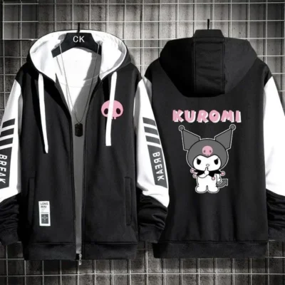 Kuromi Classic Zipper Hoodie