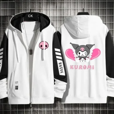 Heartbreaker Skull Kuromi Zipper Hoodie