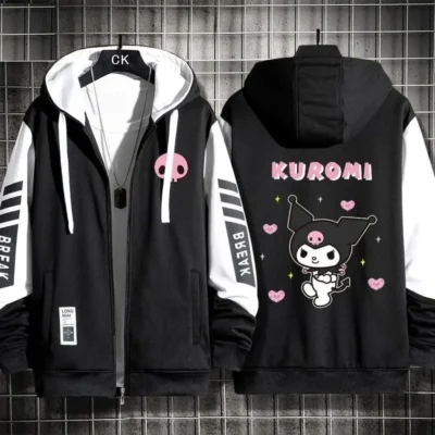 Midnight Horn Kuromi Zipper Hoodie