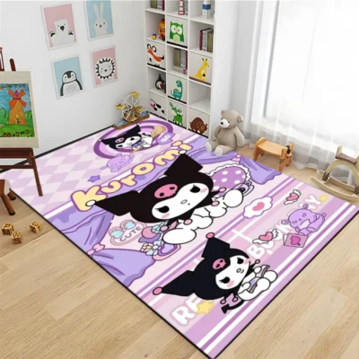 Kuromi Drama Doll Rug