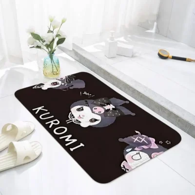 Kuromi Dark Kawaii Bath Mat