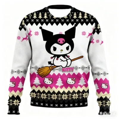 Kuromi Cute Ugly Christmas Sweater
