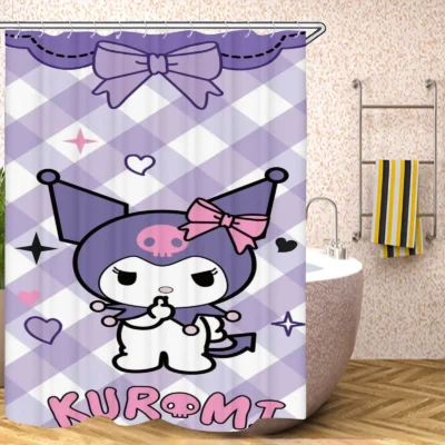 Kuromi Kuromi Goth Princess Shower Curtain