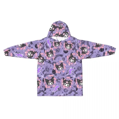 Kuromi Street Kawaii Snug Hoodie
