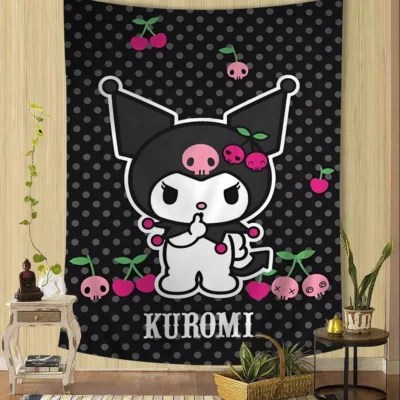 Kuromi Devil Hood Tapestry