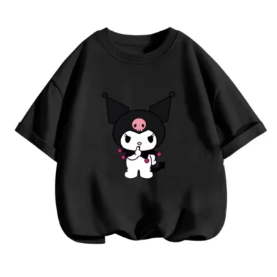 Kuromi Edgy Doll Kids T-shirt