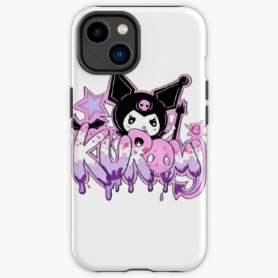Black & Pink Aesthetic Kuromi Iphone Case