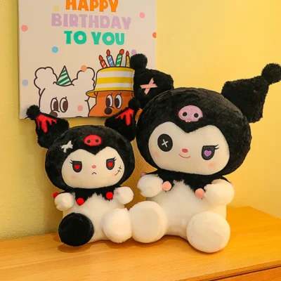 25/50cm Dark Devil Kuromi Doll Plush Toy