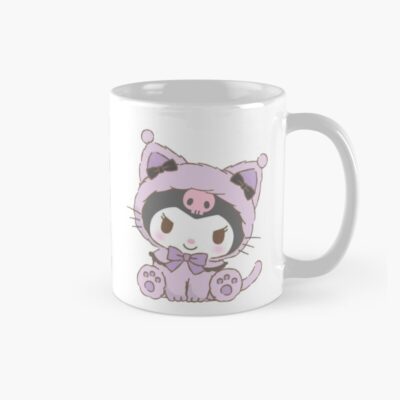 Black & Pink Aesthetic Kuromi Mug