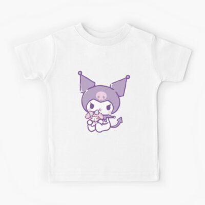 Playful Rebel Kuromi Kids T-shirt