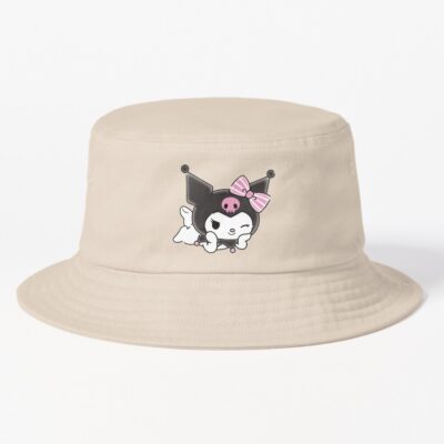 Funny Kuromi Lying Bucket Hat