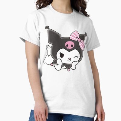 Cute Kuromi Lying T-shirt