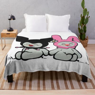 New My Melody And Kuromi Throw Blanket
