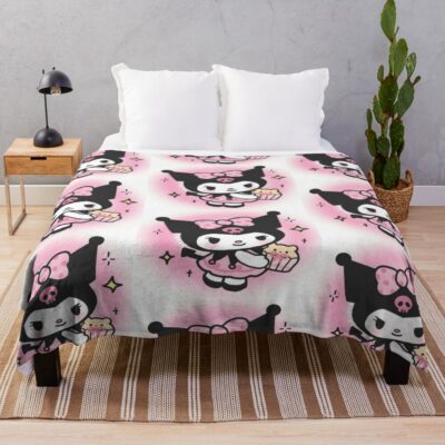 Kuromi Cute Throw Blanket