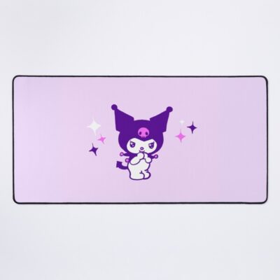Kuromi Cute Purple Sparkles Mouse Pad