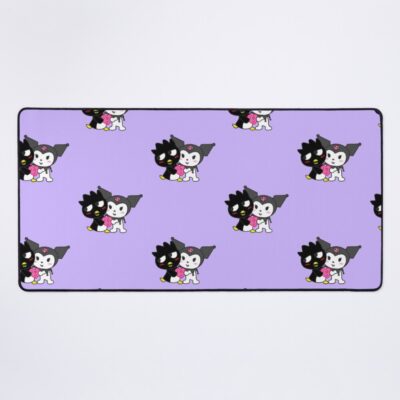 Kuromi And Badtz Maru I Love You Mouse Pad