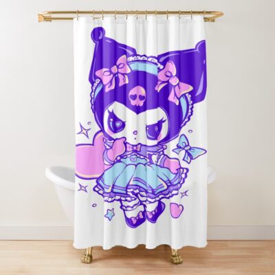 Tender Bunny With Dress Shower Curtain