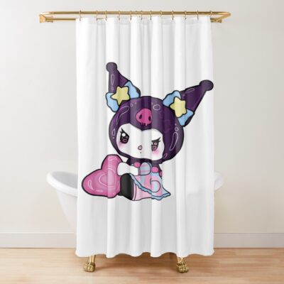 Star Kuromi Shower Curtain