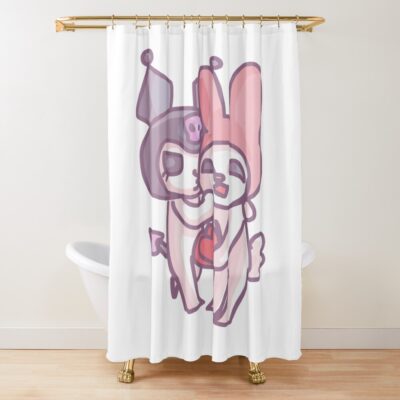 New My Melody And Kuromi Shower Curtain