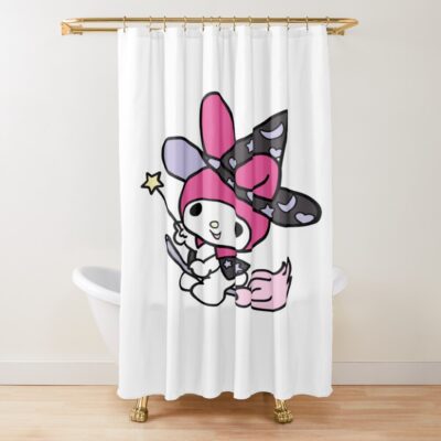 My Melody Witch Shower Curtain