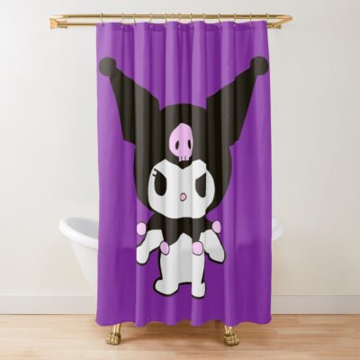 Shadow Sweetheart Kuromi Shower Curtain