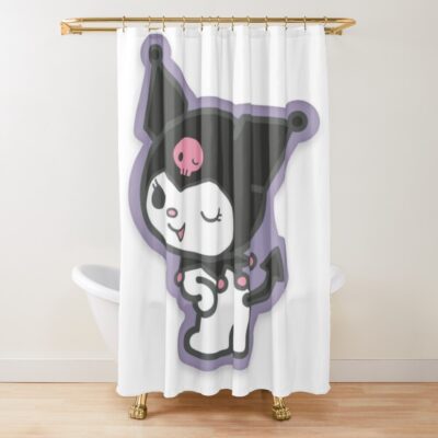 Diary Girl Kuromi Shower Curtain