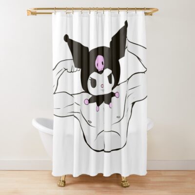 Kouromi Lean Bod Shower Curtain