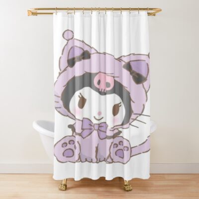 Mischievous Kuromi Shower Curtain