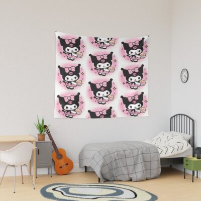 Kuromi Cute Tapestry