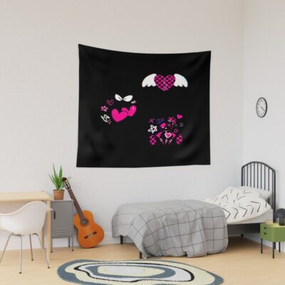 Kuromi Emo Core Tapestry