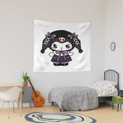 Dark Romance Kuromi Lolita Tapestry