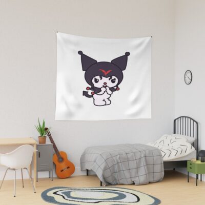 Eddie Munson Kuromi Tapestry