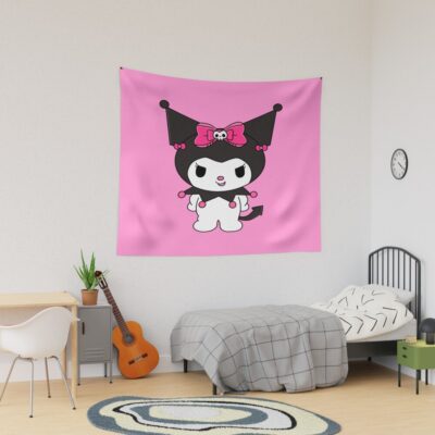 Blushing Punk Kuromi Sanrio Tapestry