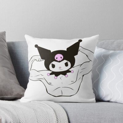 Kouromi Lean Bod Throw Pillow