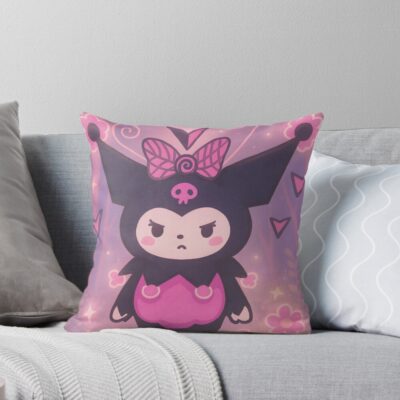 Woodlandz Kuromi Throw Pillow