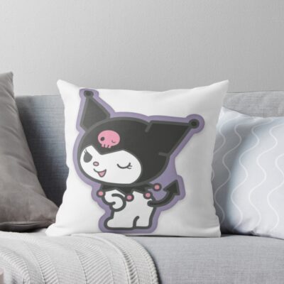 Diary Girl Kuromi Throw Pillow